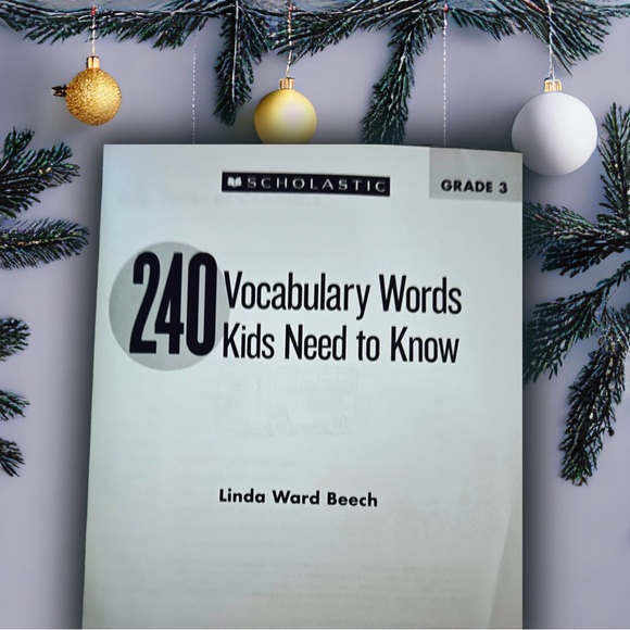 Scholastic Grade 3 Vocabulary Words Workbook - Picture 3 of 8